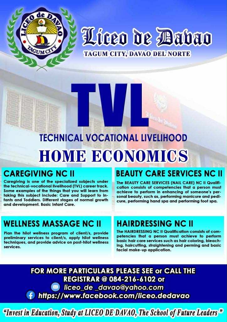 TVL Home Economics