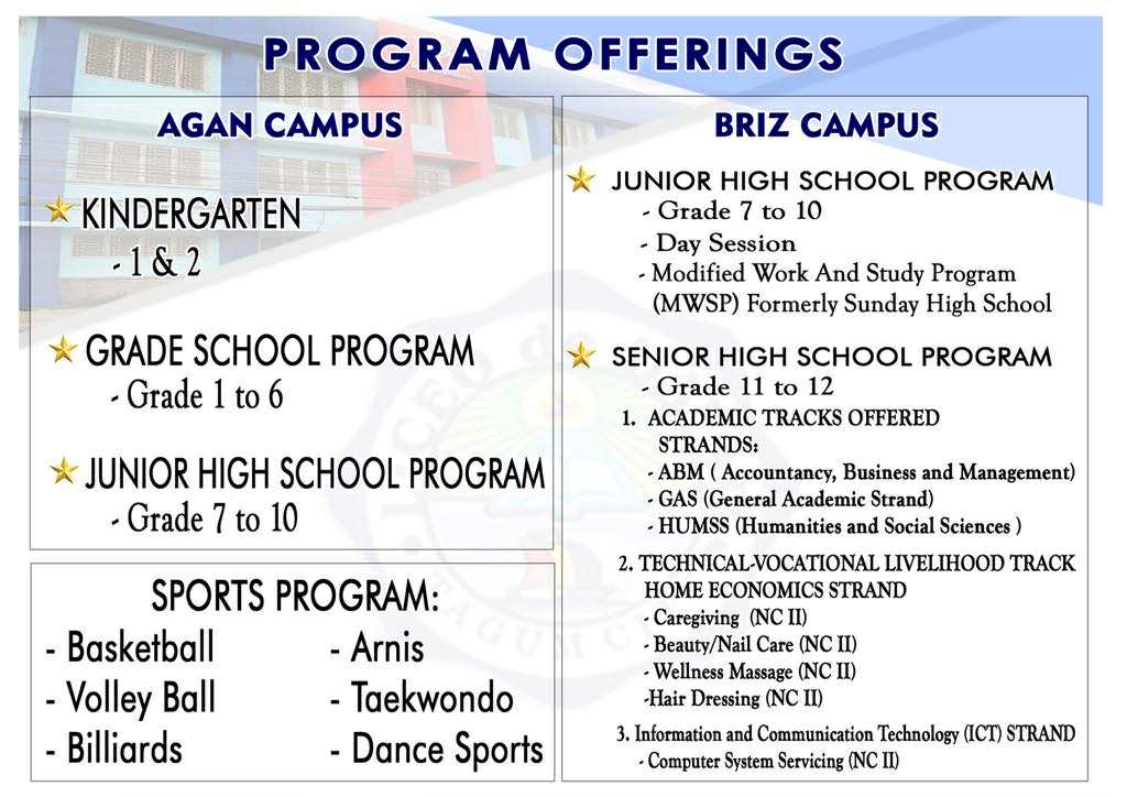 Program Offerings
